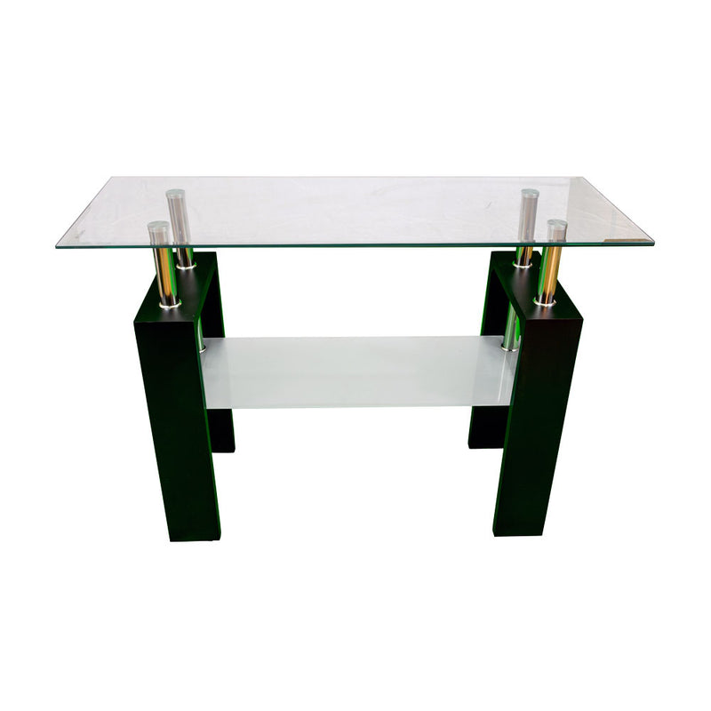 Modern Double Layer Glass Console