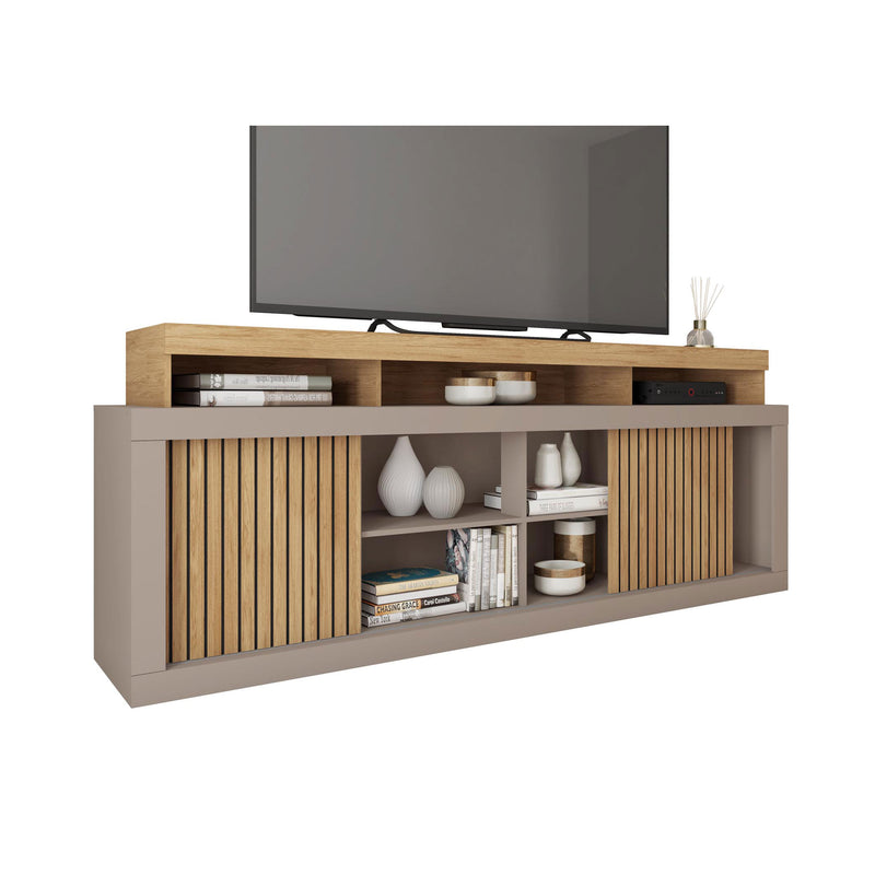 Aegon TV Stand - Light Natural Wood / Fendi