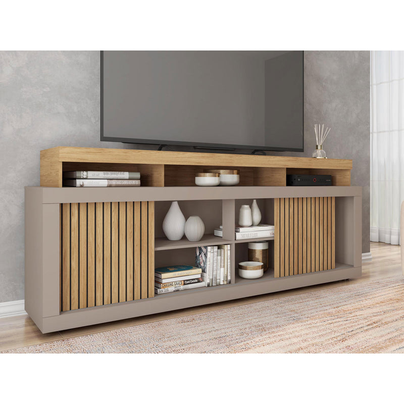 Aegon TV Stand - Light Natural Wood / Fendi