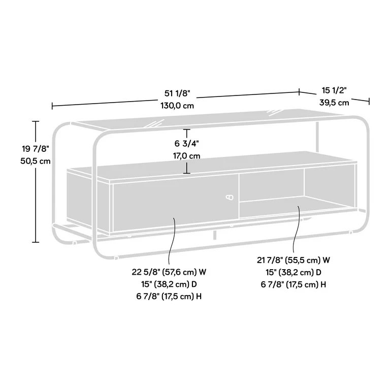 Sauder Metro Pike ™ Tv Stand, Misted Elm™ Finish