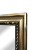 Gold Long Beveled Mirror
