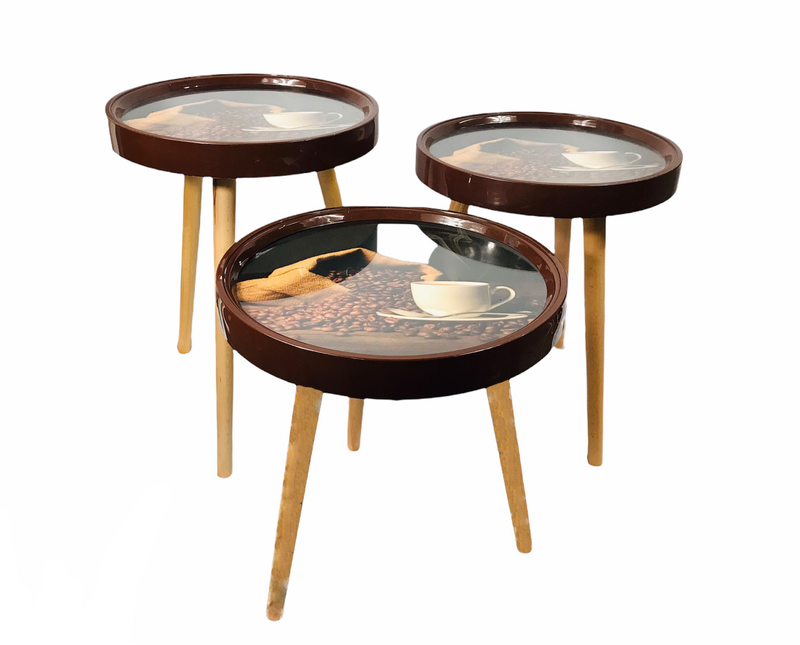 Coffee Cup Side Tables Set