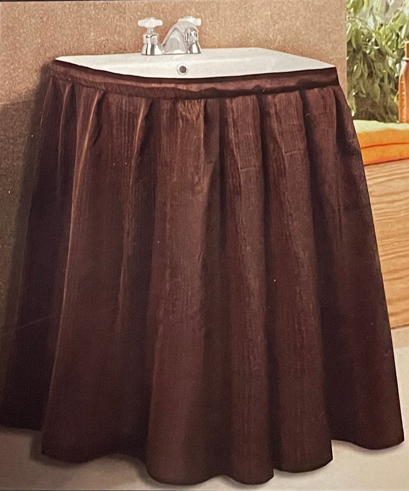 Linen Sink Skirt