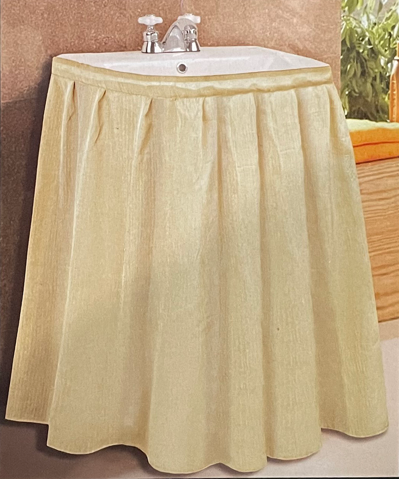 Linen Sink Skirt