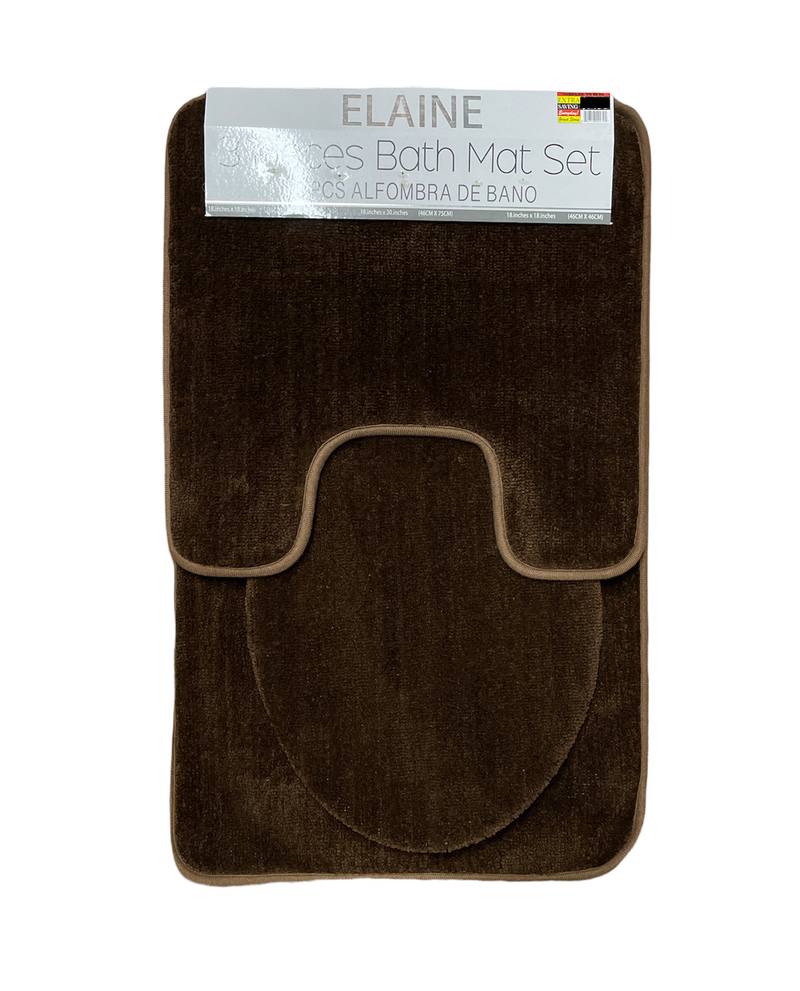 Elaine 3pc Bath Mat Set