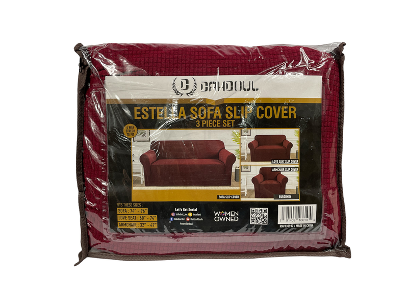 Estella Sofa Slip Cover 3pc Set