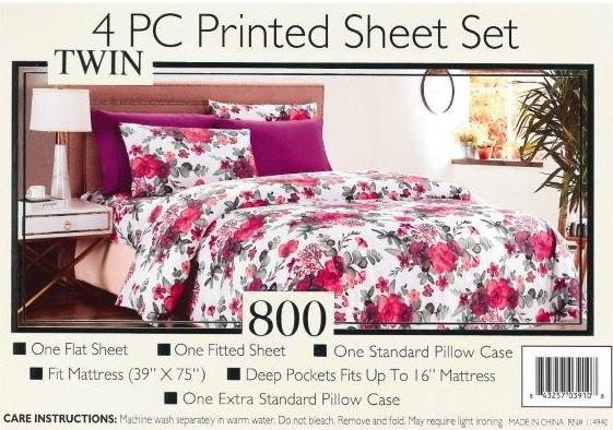 Supreme Collection Printed 800 Sheet Set