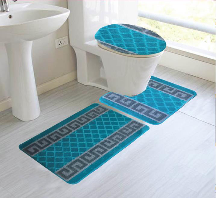 Olivia 3 Pieces Bath Rug Set