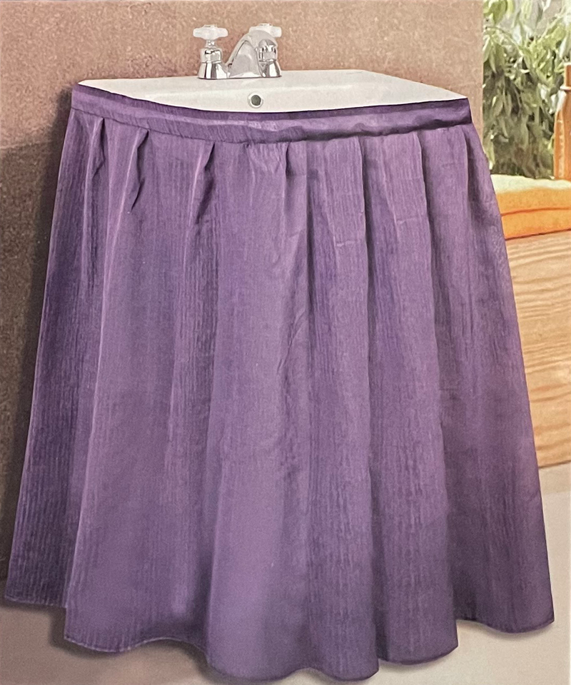 Linen Sink Skirt