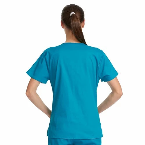 Stretch Scrub Top - White Label 1064