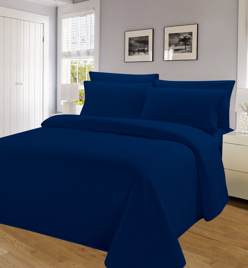 Winston Collection 6 Piece Solid 800 Sheet Set - FULL