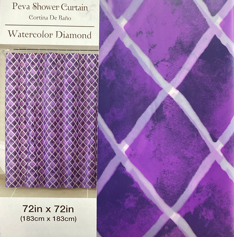 Peva Printed Shower Curtain