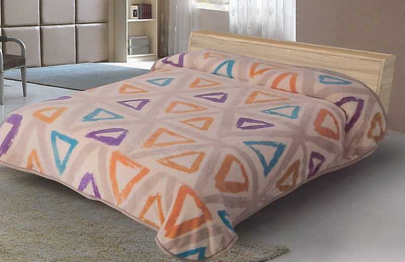 Geometric Shapes Printed Blanket