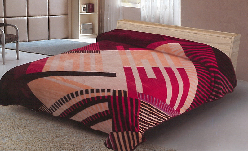 Geometric Shapes Printed Blanket